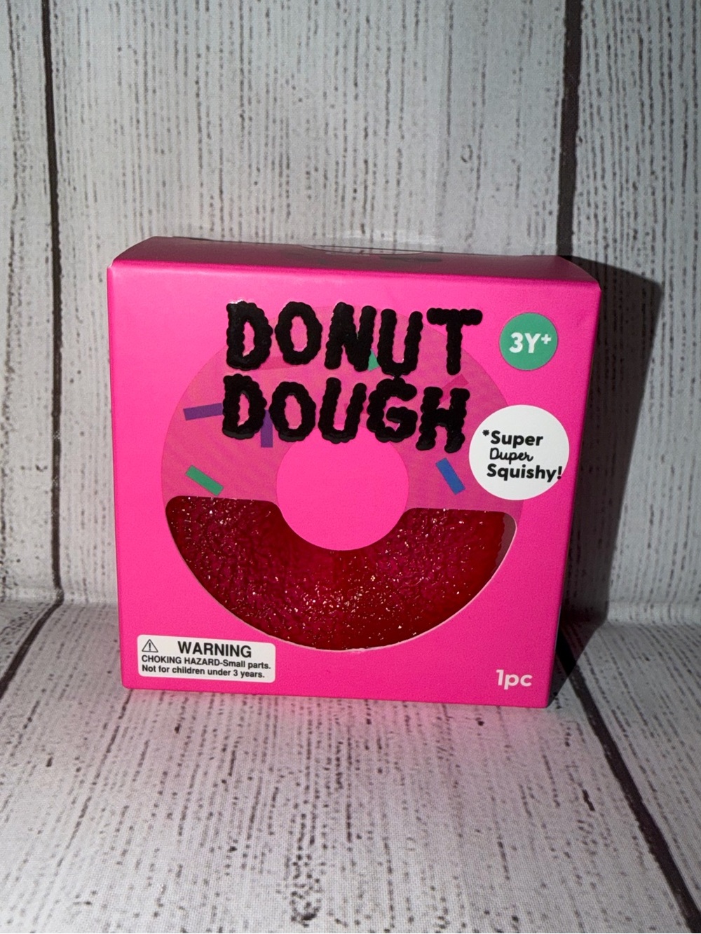 J’adore Donut Dough Sugar Squishy Squeezy Sensory Fidget Pink